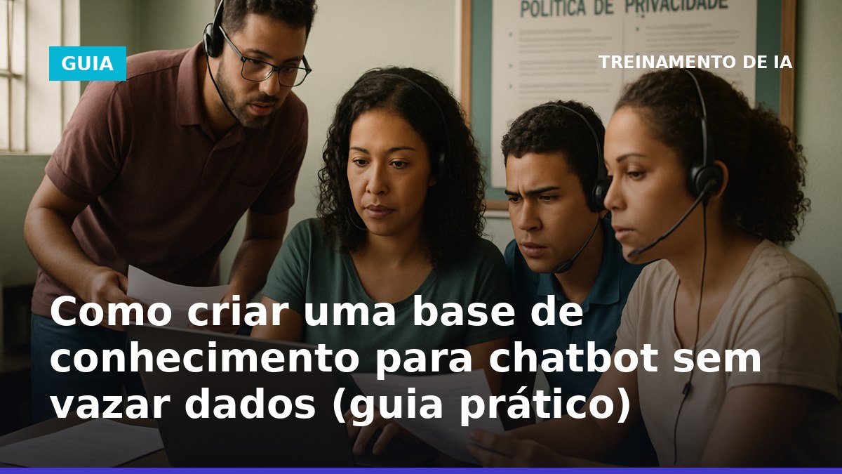 Como criar base de conhecimento para chatbot sem vazar dados sensíveis