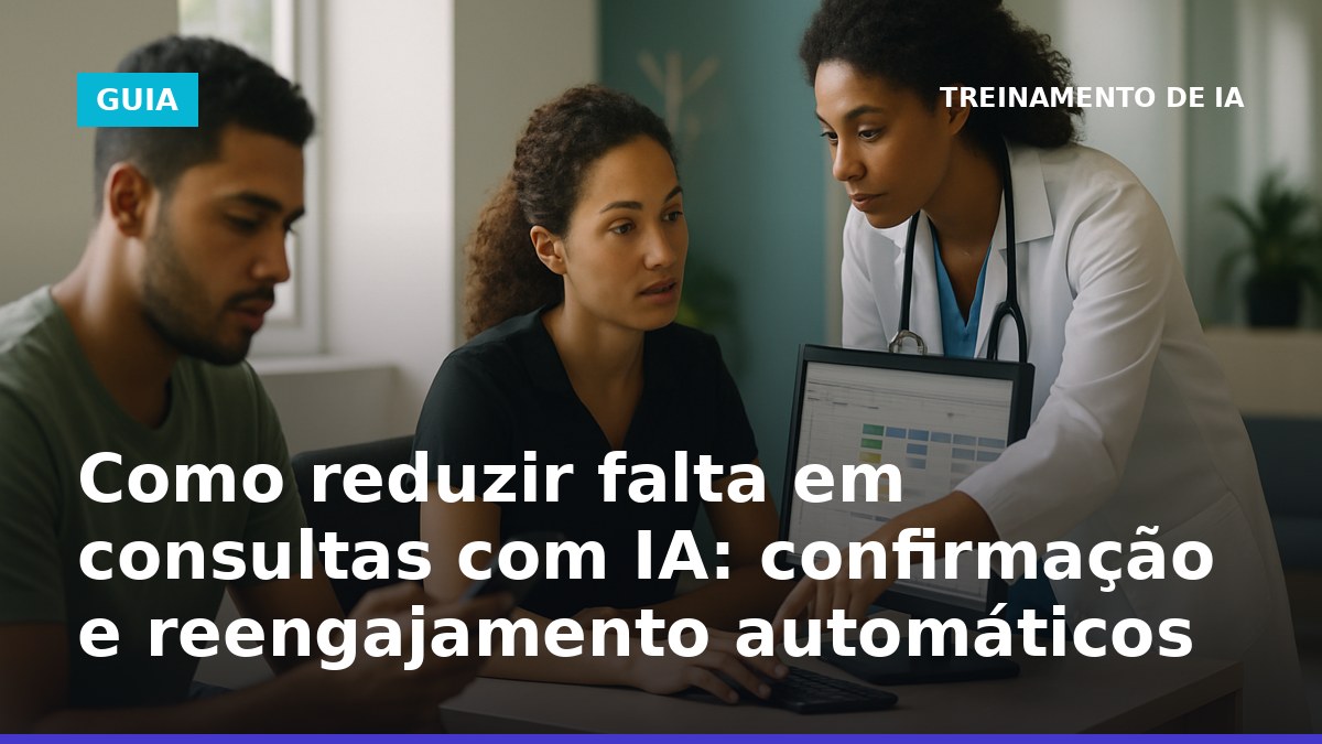 Como reduzir falta em consultas com IA com confirmação e remarcação automática no WhatsApp