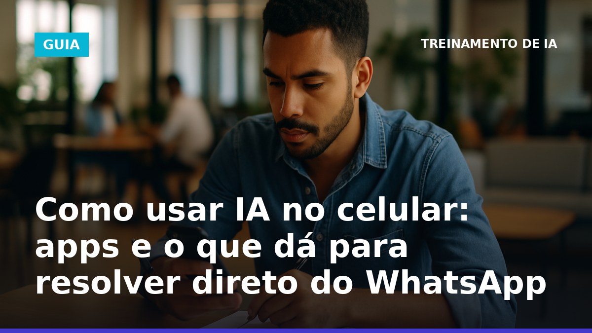 Como usar IA no celular para responder clientes e resumir mensagens no WhatsApp