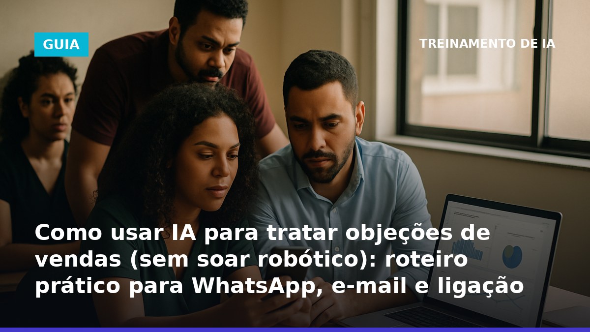 Como usar IA para tratar objeções de vendas sem soar robótico no WhatsApp e e-mail